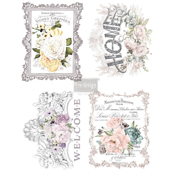 Decor Transfer Re-Design Floral Home mis. 61 X 89 CM