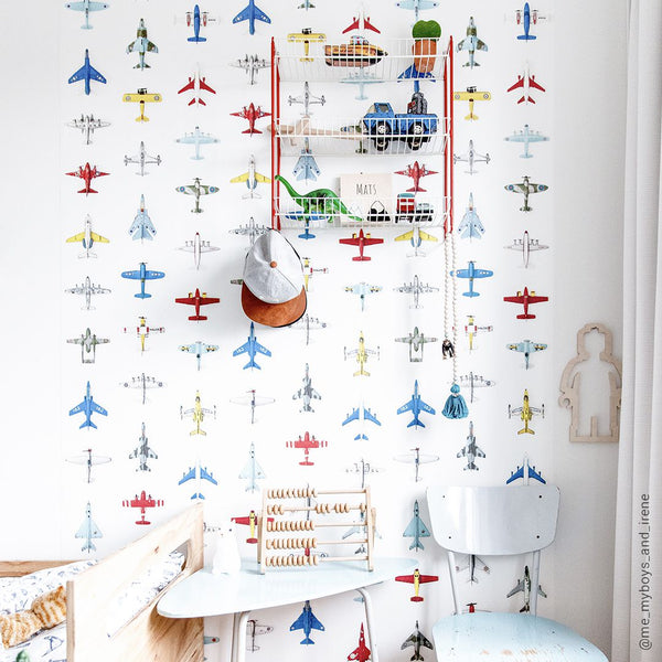 Carta da Parati Studio Ditte Airplanes Wallpaper