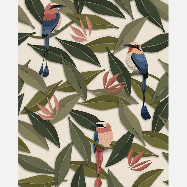 Carta da Parati Studio Ditte Birds Wallpaper Cream