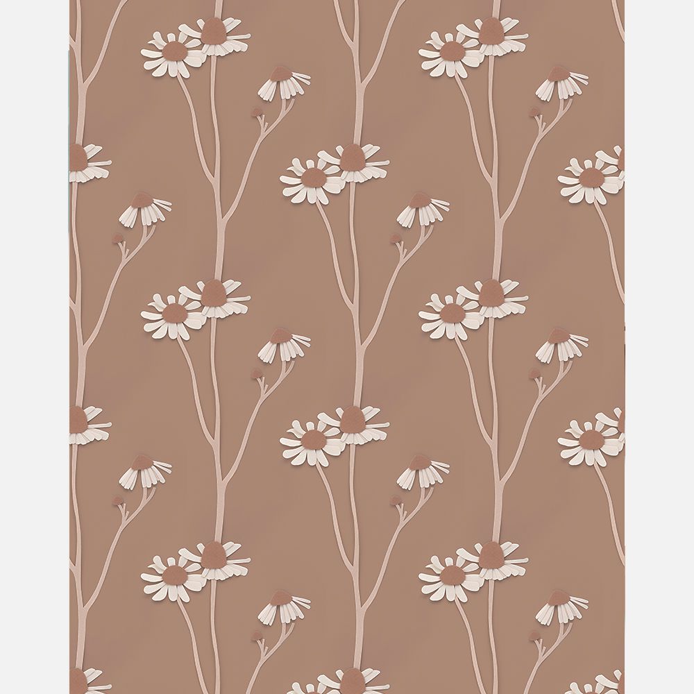 Carta da Parati Studio Ditte Chamomile Wallpaper Nude