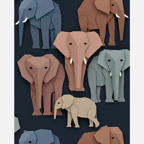 Carta da Parati Studio Ditte Elephant wallpaper