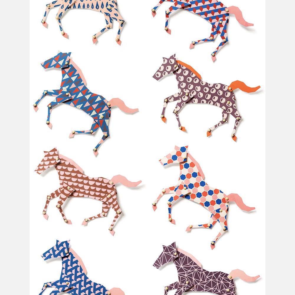 Carta da Parati Studio Ditte Horses Wallpaper