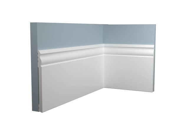 Battiscopa in polimero Ard Italia JX268 misura 2000x10x140 mm