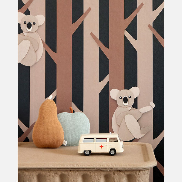 Carta da Parati Studio Ditte Koala Wallpaper Choco