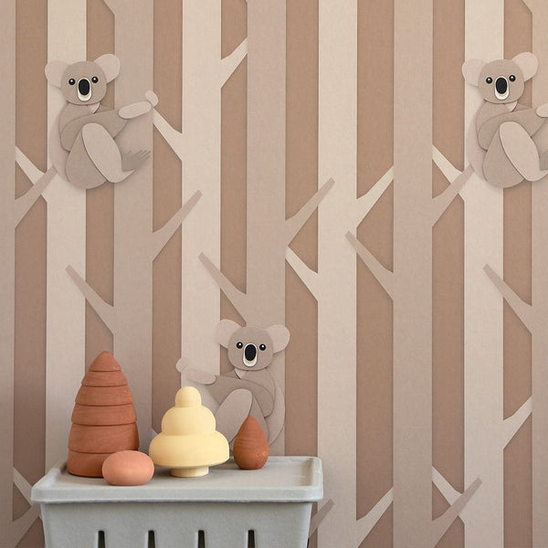 Carta da Parati Studio Ditte Koala Wallpaper Nougat