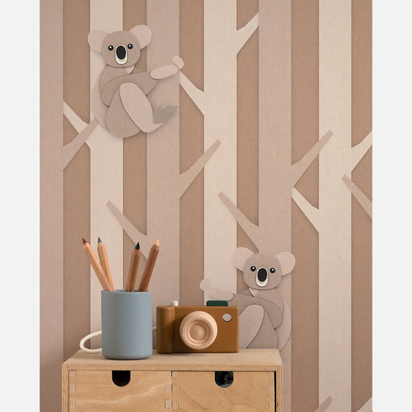 Carta da Parati Studio Ditte Koala Wallpaper Nougat