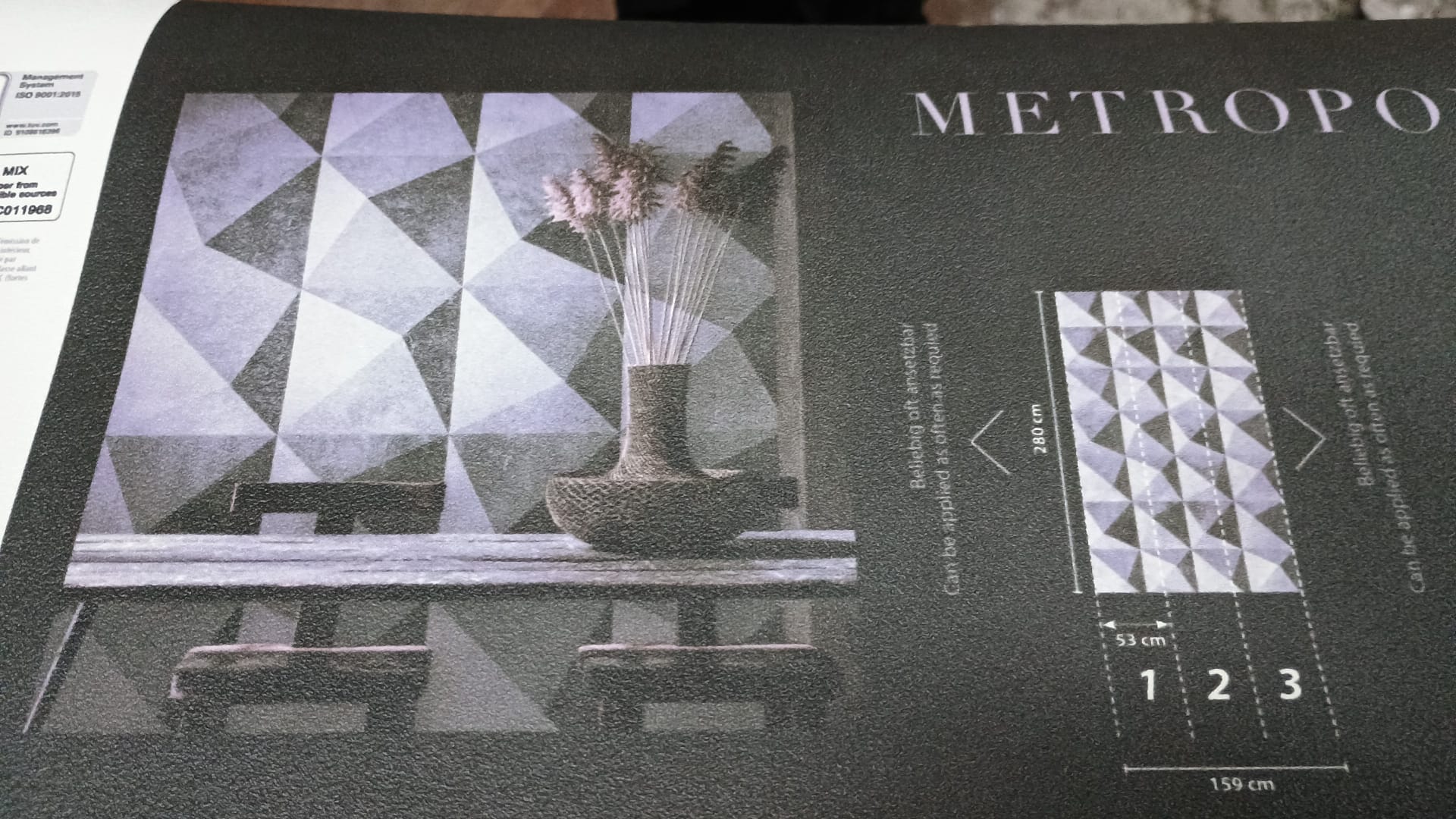 Carta da Parati Metropolitan Stories The Wall cm 159 x 280 cod. 38281-1 OUTLET