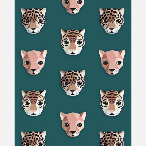 Carta da Parati Studio Ditte Panthera Wallpaper Green