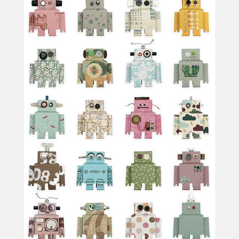 Carta da Parati Studio Ditte Wild Robot Wallpaper