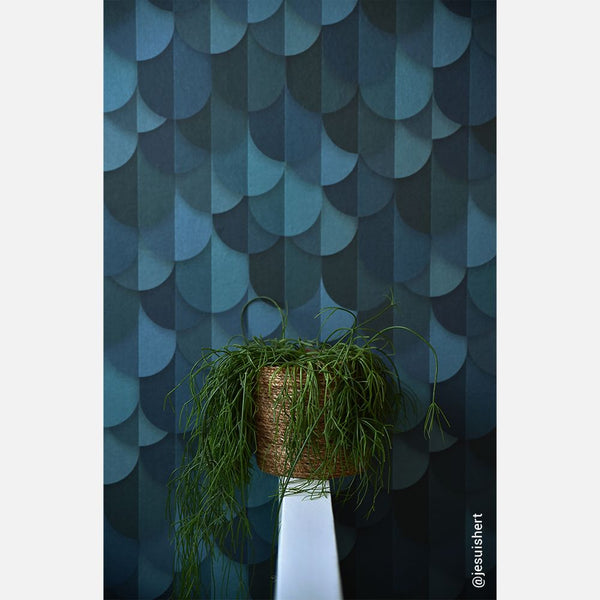 Carta da Parati Studio Ditte Waterfall Wallpaper Blue