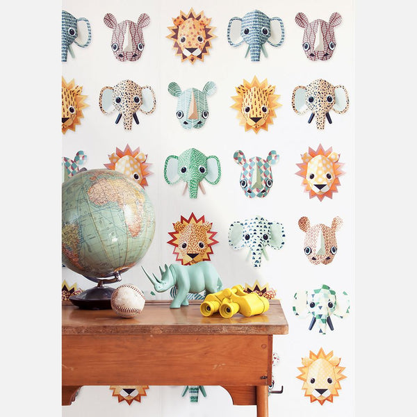 Carta da Parati Studio Ditte Wild Animals Wallpaper Cool