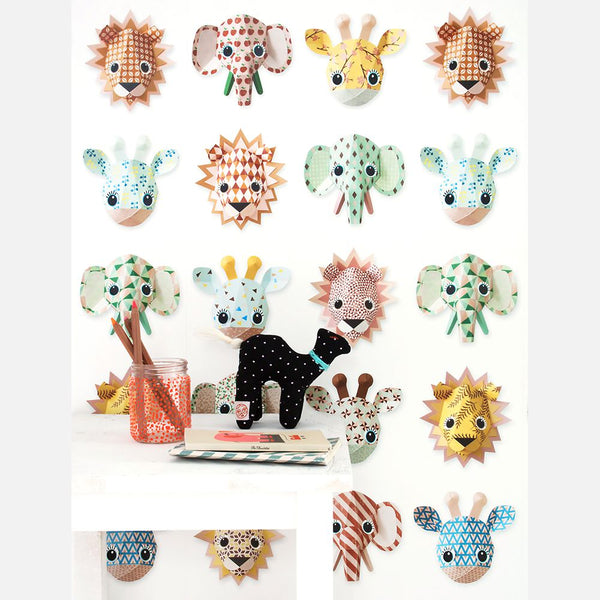 Carta da Parati Studio Ditte Wild Animals Wallpaper Sweet