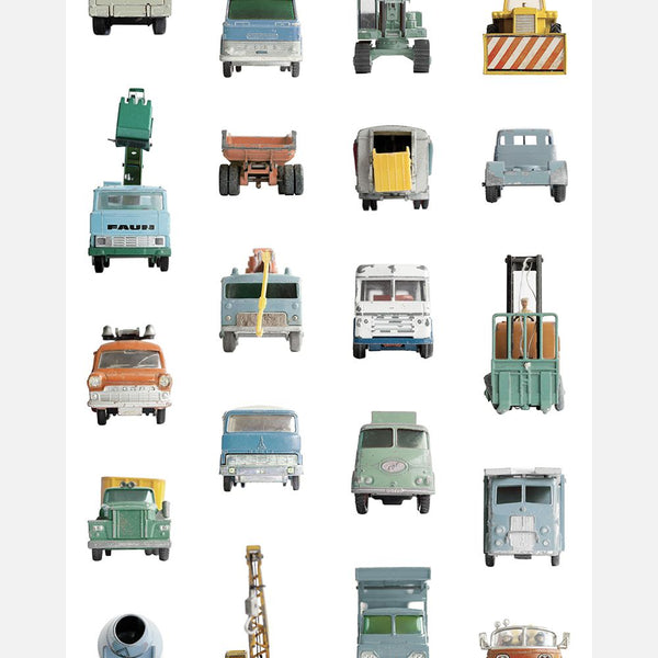 Carta da Parati Studio Ditte Work Vehicles Wallpaper