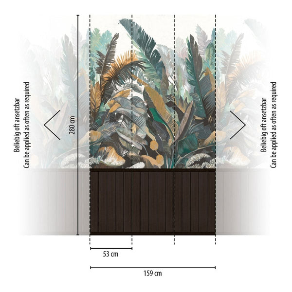 Carta da Parati Boiserie misura 1,59 mt. x 2,80 mt.