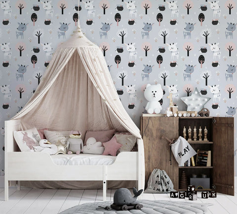 Carta da parati Kids Walls cod. 45831 Marburg Wallpaper