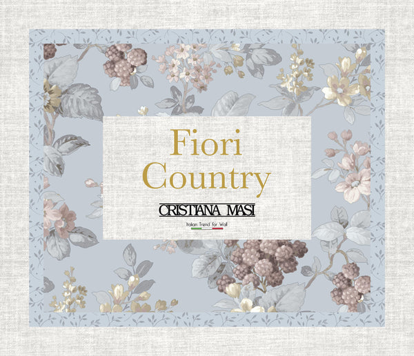 Carta da parati Fiori Country 2023 Cristiana Masi cod. 12322